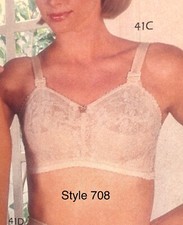 Vintage New In Package Lady Cameo Bra Stye 708