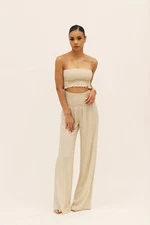 Beige Bae Pant Set