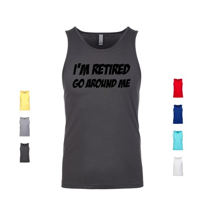 I'm Retired Go Around Me retirement grandpa grandad grandma Men's Tank
