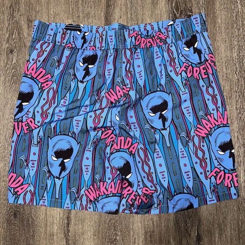 Marvel Black Panther ‘Wakanda Forever’ Men’s Swim Trunks SIZE XL NWOT - Picture 3 of 3
