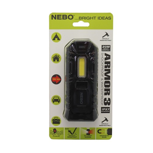 Nebo Armor 3 360 lumen work light and 160 lumen spot torch light - Picture 1 of 4