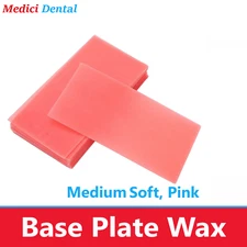 BASE PLATE ALL SEASON PURPOSE SET UP WAX PINK 1LB DENTAL LABORATORY JEWELRY SOFt