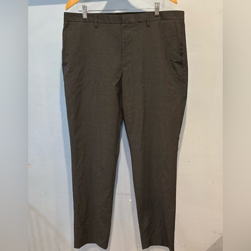 J.Crew Factory Men's Thompson Grey Wool Blend Pants-Size 36/32