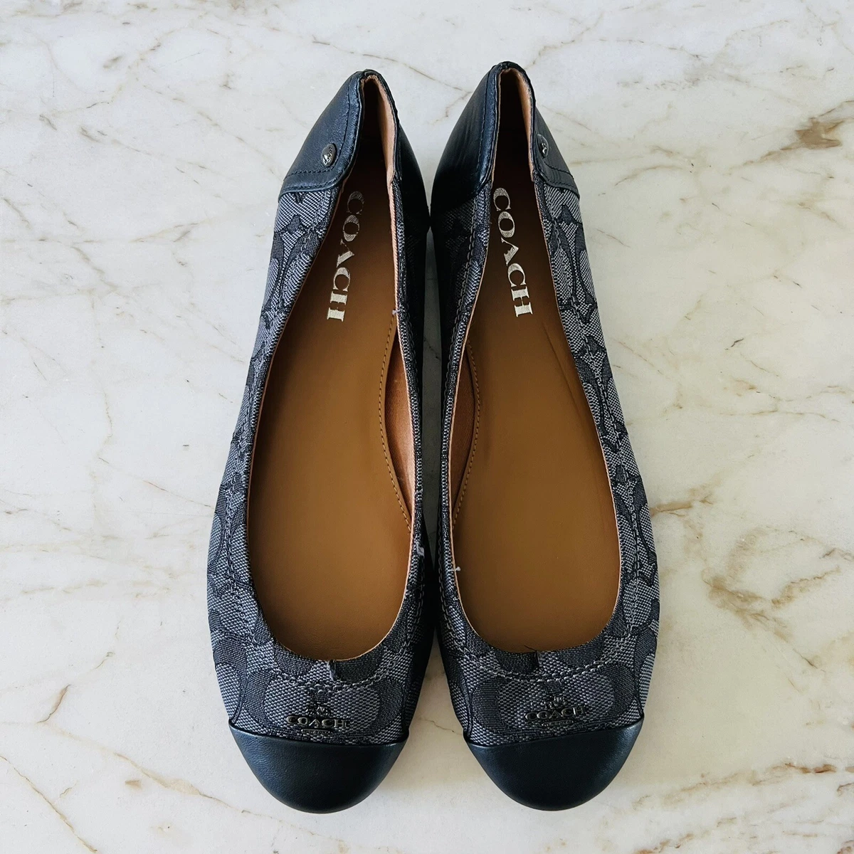 Coach chelsea shop flats black