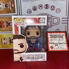 FINN BALOR Signed WWE Funko Pop 34