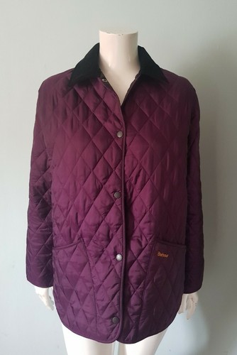 Shaped Liddesdale Quilted Plum Jacket 