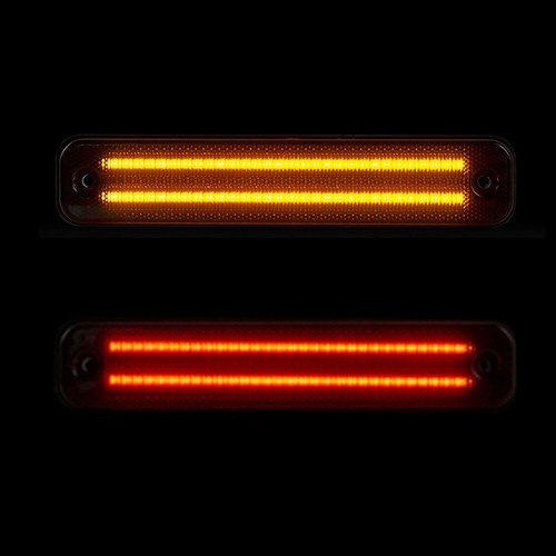 14pcs For 2003-2009 HUMMER H2 LED Side Marker Light Cab Roof Running Lamp Smoked - Picture 8 of 12