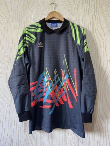 MAILLOT DE FOOTBALL UMBRO années 90 GOALKEEPER taille XL HOMME - Photo 1 sur 12