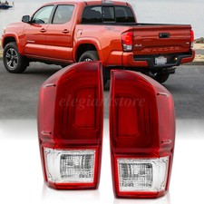 Fit For Toyota Tacoma 2016-2023 Pair Red Tail Lights Rear Brake Lamps Lh Rh Set Fit For Toyota Tacoma 2016-2023 Pair Red Tail Lights Rear Brake Lamps Lh Rh Set