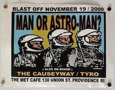 ¿HOMBRE O ASTRO-HOMBRE? Póster Providence Tour 2000 serigrafía firmado y numerado