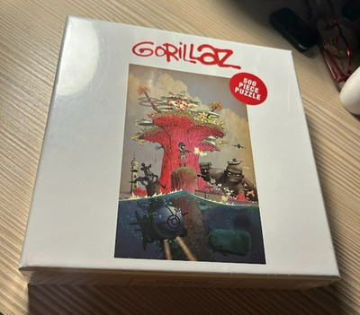 SEALED - GORILLAZ PLASTIC BEACH JIGSAW PUZZLE - JAMIE HEWLETT / DAMON ALBARN