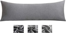 Body Pillow Cover with Zipper Premium 100 Cotton Pillow Case Soft Removable 21