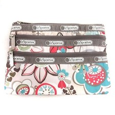 Lesportsac Lesportsac Pouch Floral Pattern Multicolor /MS  RY Ladies