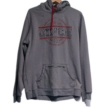 Cinch Men's Gray Hoodie Long Sleeve Pullover XL
