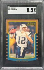 2000 Bowman - Tom Brady Rookie Card #236 - Graded SGC 8.5 NM-MT+ CENTERED. rookie card picture