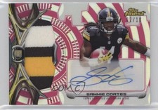 2015 Topps Finest Rookie BCA Pink Refractor /10 Sammie Coates Patch Auto 0r4
