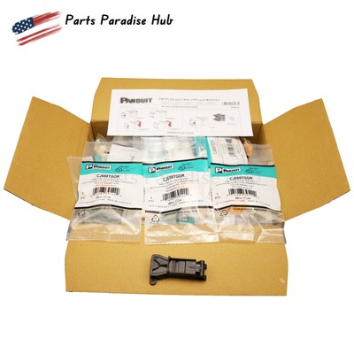 New In Box 50x Fits For Panduit NetKey CJ688TGOR Cat6 Jack Module Orange