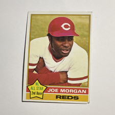 Topps 1976 Joe Morgan NL All Star 2nd Base #420 Cincinnati Reds Baseball Card