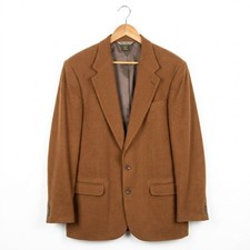 Eddie Bauer AKA Camel Hair Blazer Sport Coat Jacket 42 Tall Old Money Preppy