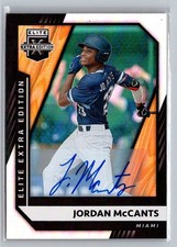 2021 Panini Elite Extra Edition #88 Jordan McCants AUTO