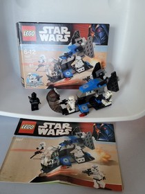 STAR WARS LEGO 7667 Imperial Dropship AND 2x 7668 Rebel Scout Speeder COMPLETE