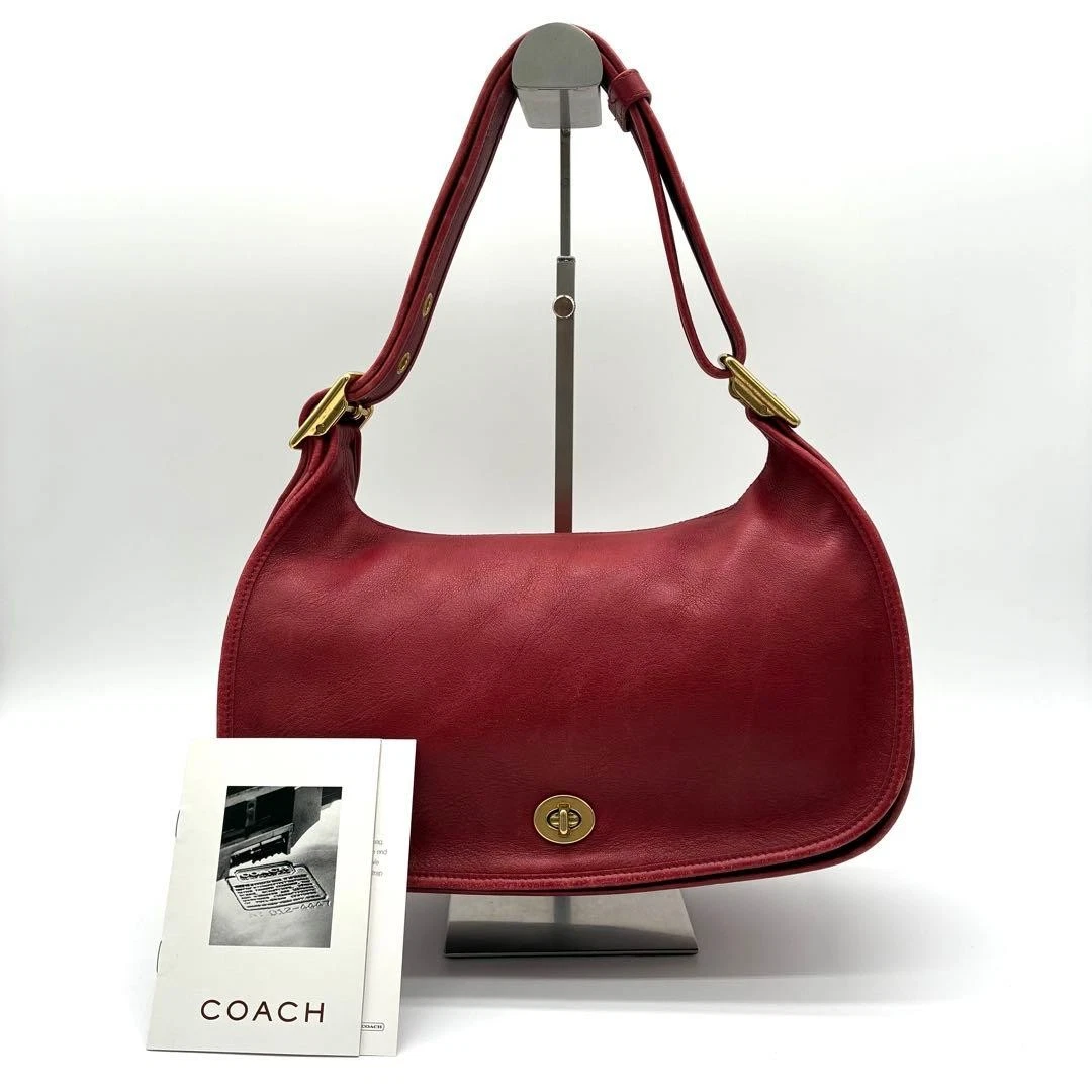 Coach Legacy Shoulder Bag Red Bags & Handbags for Women for sale