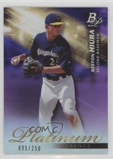 2018 Bowman Platinum Platinum Presence Purple 95/250 Keston Hiura #PP-3 sh7
