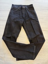 VTG 80s Women  s High Wasted Wrangler Black Denim Jeans Size 3x32