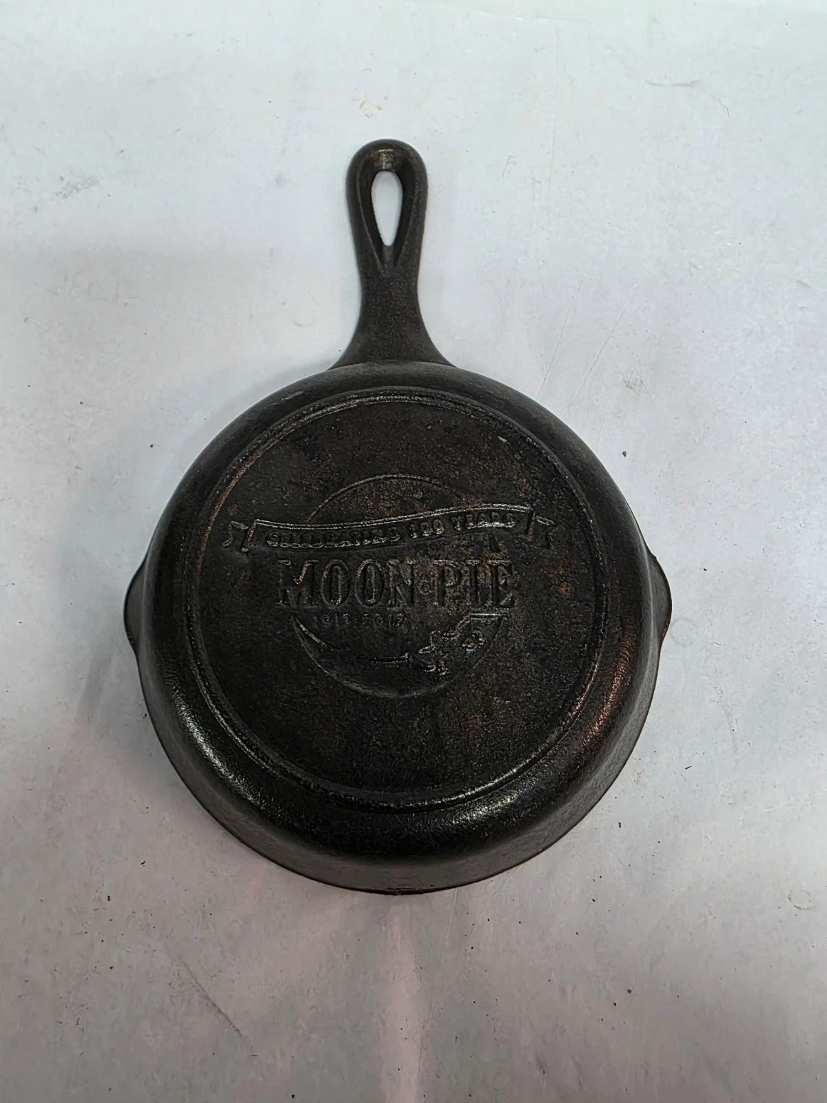 Vintage Moon Pie 6" Cast Iron Skillet 100 Years Anniversary 1917-2017 Moonpie