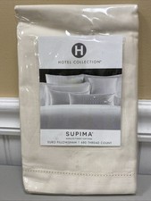 HOTEL COLLECTION Supima Euro Pillowsham 680 TC Ivory NIP