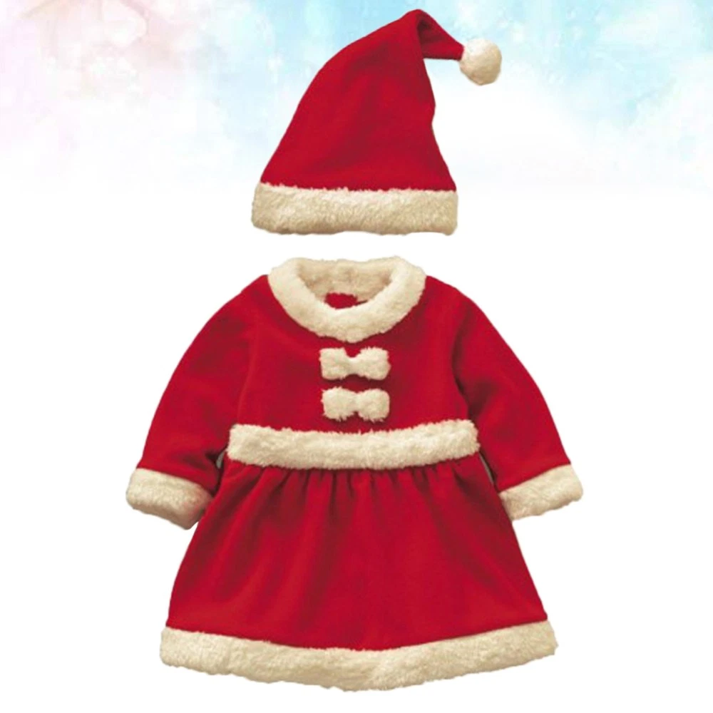 VETEMENTS Costume Babbo Natale Bambina Bambino Abbigliamento Cosplay Vestire Bambini Outfit Natale