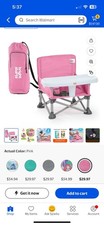 Bright Starts Pop N Sit Portable Booster Seat - Pink