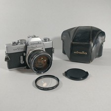 Minolta SRT 101 35mm Film SLR Camera Minolta Rokkor 28mm f/3.5 Lens Case