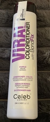 Celeb Luxury Viral Hybrid Purple Haircolor Conditioner 8.25 oz