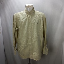 Item e5270 men's Ralph Lauren yellow shirt, size 2XL, armpits 70cm, shoulder