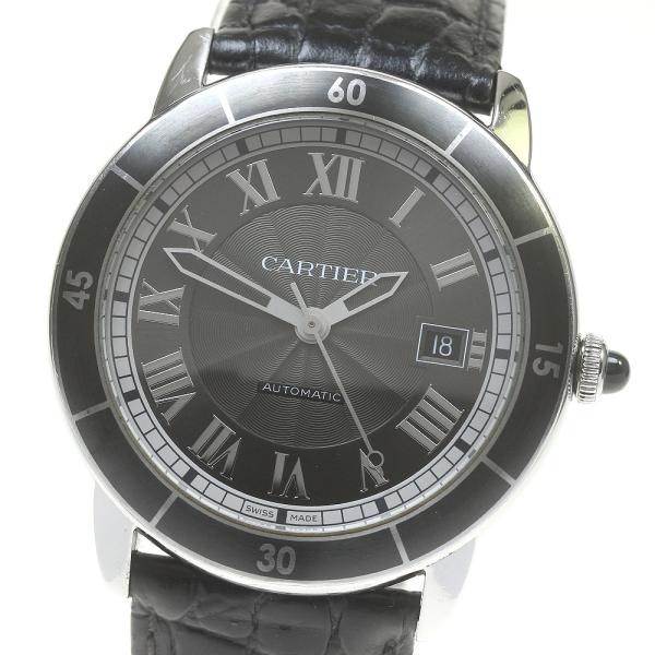 CARTIER RONDE CROISIERES DE CARTIER WSRN0003 42mm SS Grey Dial Automatic #C369 image 6