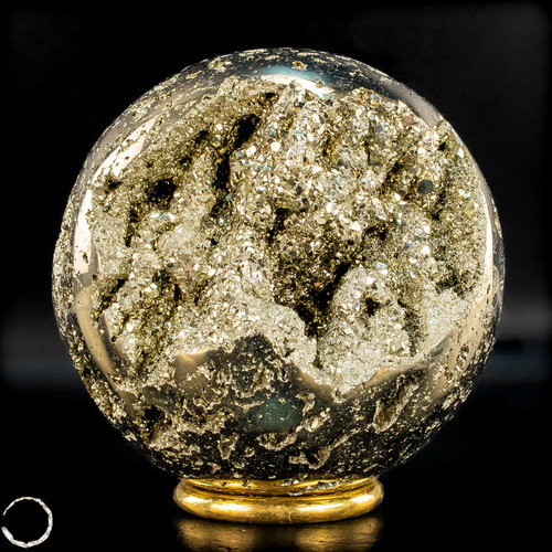 Natürliche Dekorative Pyrit-Kristall Kugel / Druse – 1442,72g