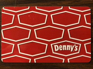Denny's Gift Card $100.00 Value. Free Shipping!