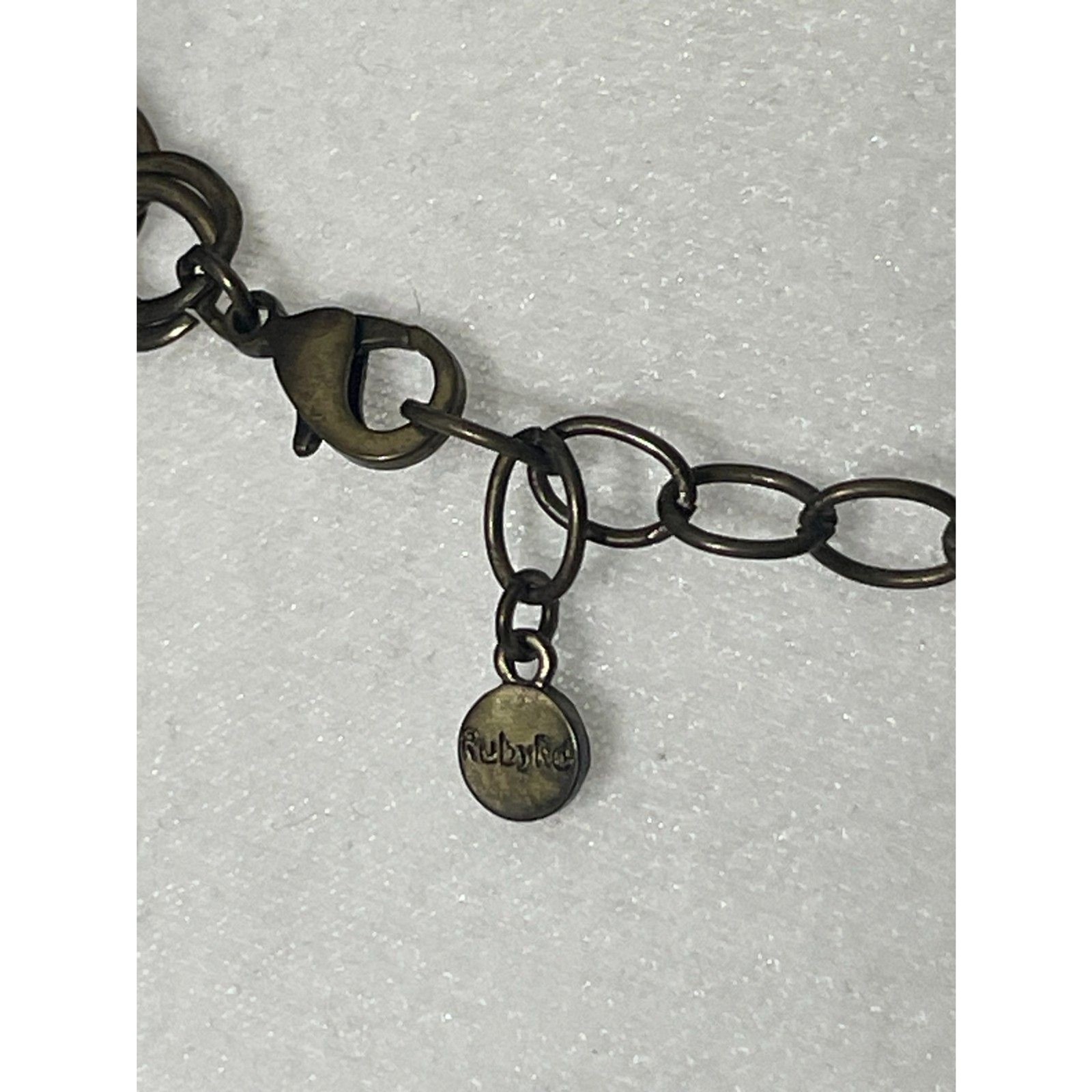 Ruby Rd Beaded Statement Necklace Bronze Tone Amb… - image 8