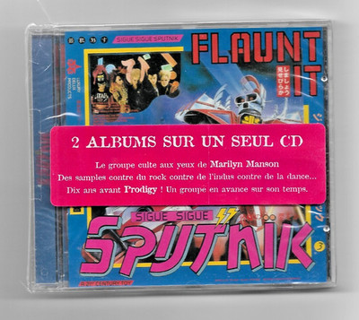 SIGUE SIGUE SPUTNIK FLAUNT IT/DRESS FOR EXCESS 2 ALBUMS ON 1 COMPACT DISC 1999