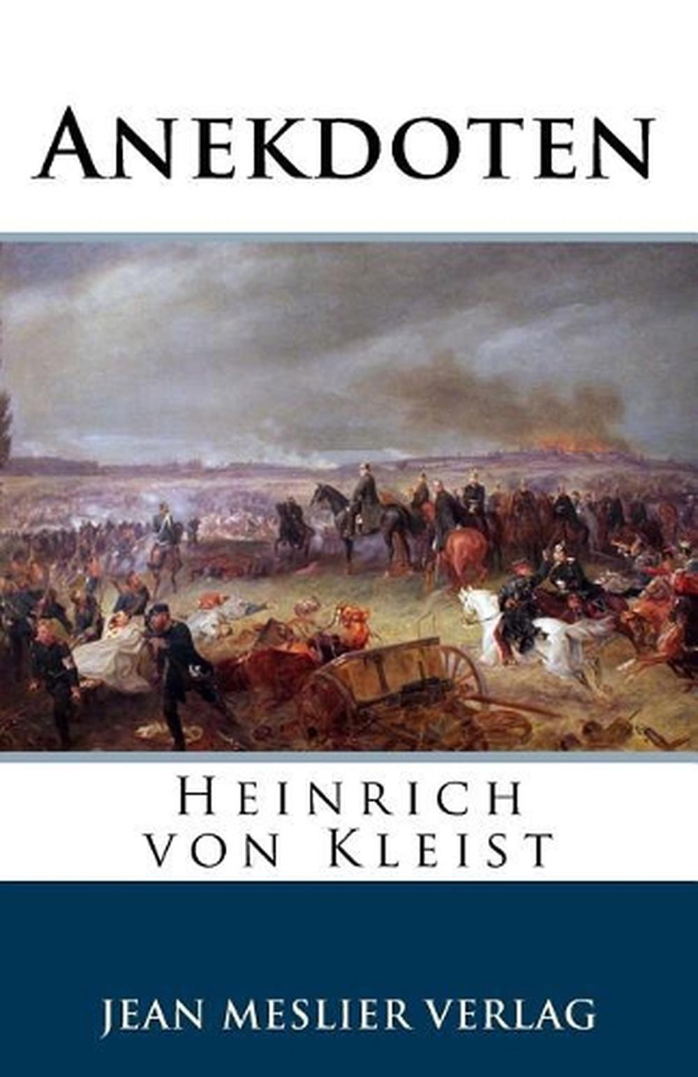 Anekdoten by Heinrich Von Kleist (German) Paperback Book