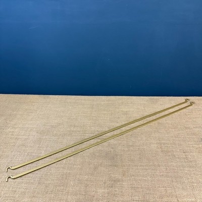 PAAR LADDERAX REGALSCHRÄNKE GOLD STABSTÜTZSTANGEN 94cm -2