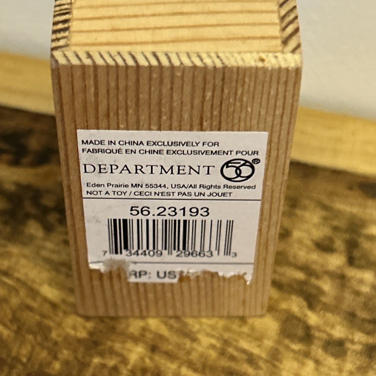 Department 56 Miniature 2" Teddy Bear Red Soft Plush Jointed Display Box Clasp