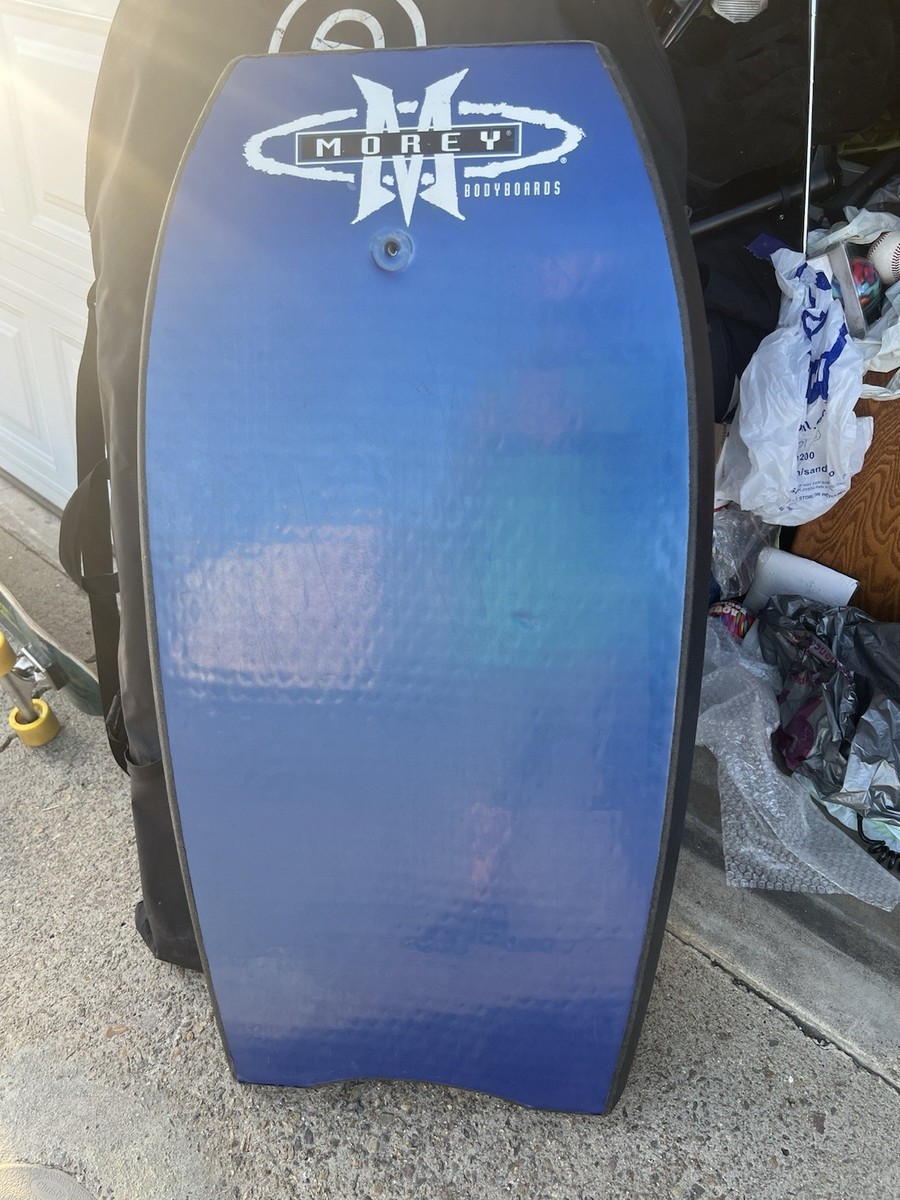 Morey モーレー Mike Stewart ボディボード ブラック ブルー Mike Stewart Morey 7-40 Black Top Blue Bottom Excellent Condition