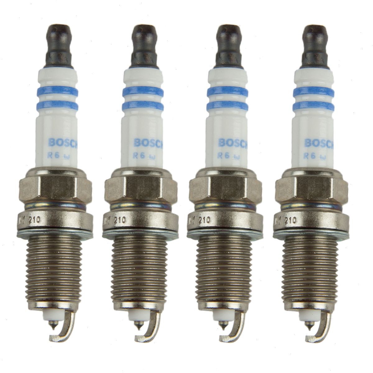 4 pc Bosch Double Iridium Spark Plugs for 1989-1993 Mazda B2600 2.6L L4 zk