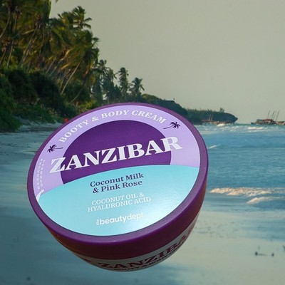 Beauty Dept. Booty & Body Cream Zanzibar Coconut Milk &Pink Rose 240 ml