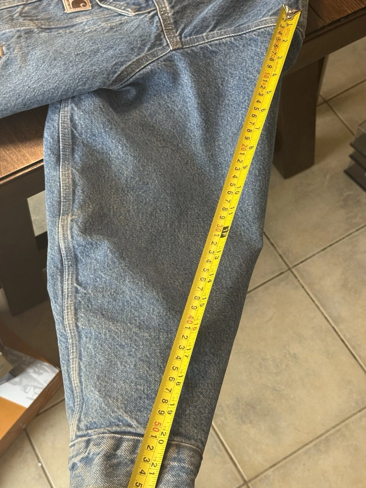 VINTAGE CARHARTT J11DST USA DENIM JACKET XL BLANKET LINED SCREAMING EAGLE π₯ - product detail image 8