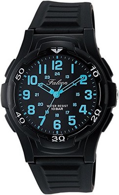 Citizen Q&Q Falcon VP84-852 Men's Analog Watch, 10 ATM Water Resista New