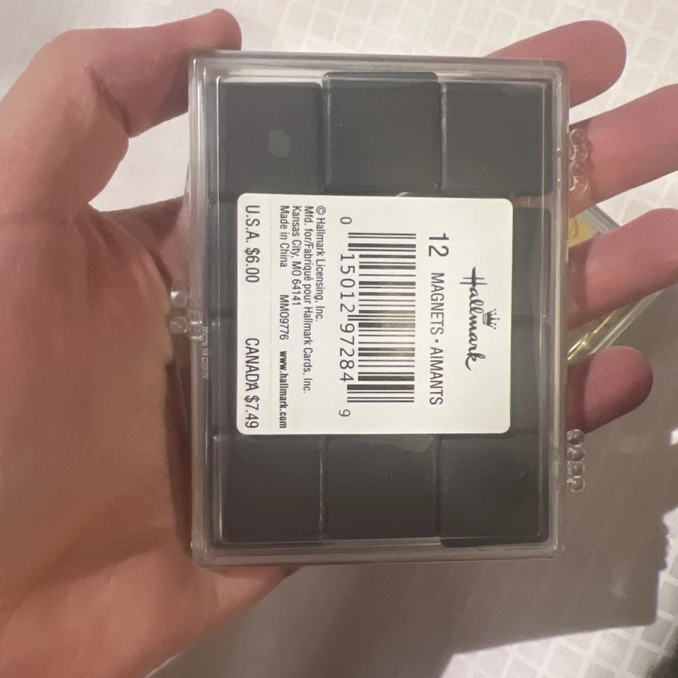 Juego de dos imanes temáticos de comida para fiesta de jardín Hallmark (12 en cada estuche) ver imagen Foto 4 de 4