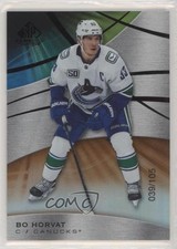 2019-20 Upper Deck SP Game Used Orange Rainbow 39/105 Bo Horvat #21 19pt